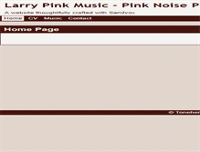 Tablet Screenshot of larrypinkmusic.com